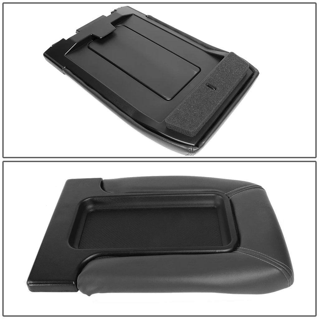 For 2001 to 2007 Silverado Sierra Escalade Pickup Truck Dark Grey Armrest Center Console Lid Repair Kit Assembly 02 03 04 05 06