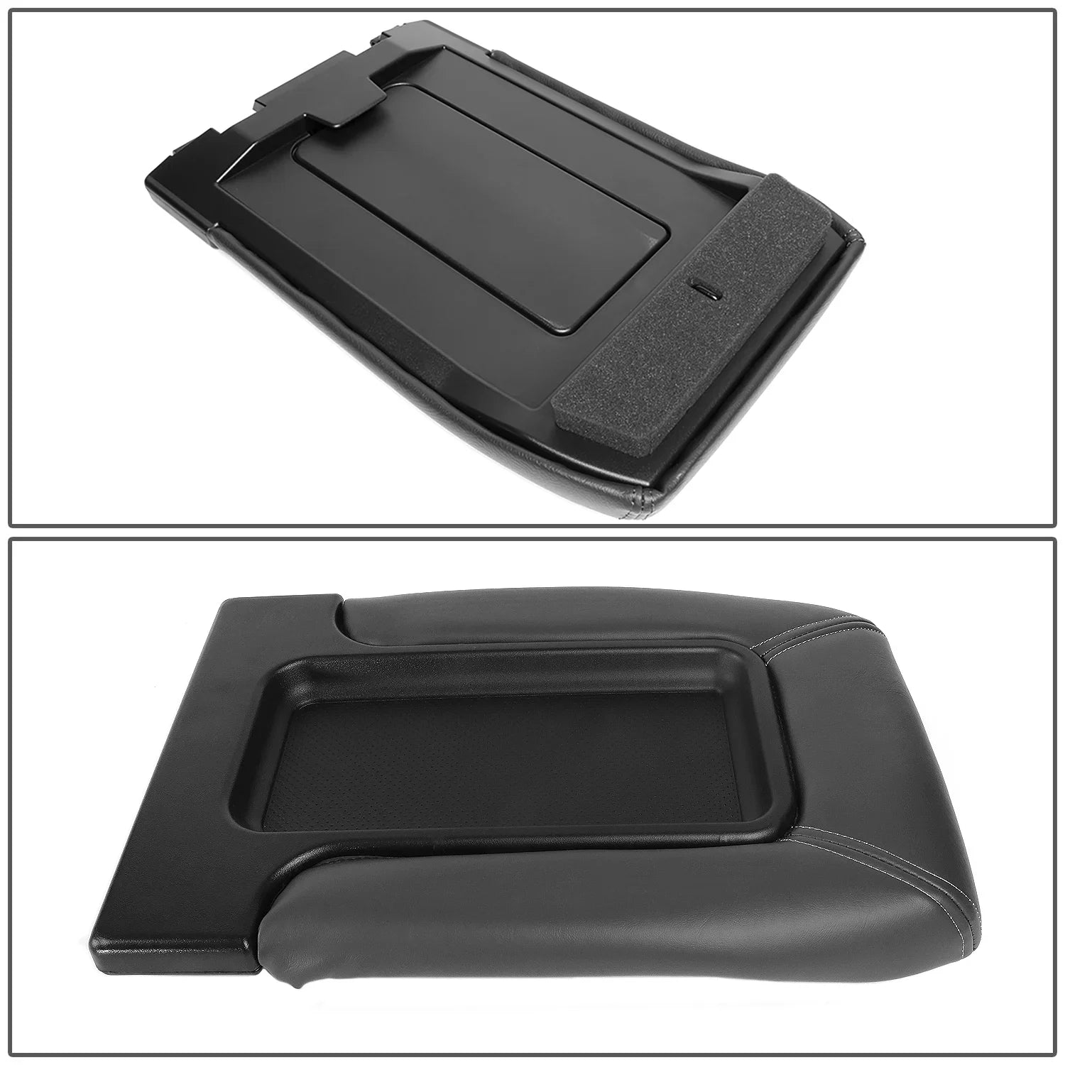 For 2001 to 2007 Silverado Sierra Escalade Pickup Truck Dark Grey Armrest Center Console Lid Repair Kit Assembly 02 03 04 05 06