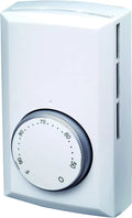 Series Mechanical Thermostat Double Pole (Model: TD322W), 22 Amp, 120/208/240 Volt, 5280 Watt, White