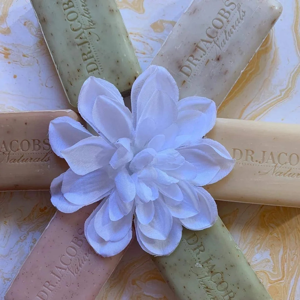 Dr Jacobs Naturals Luscious Lavender Castile Bar Soap Plant Based Vegan Soap, 5 Oz 6-Pack