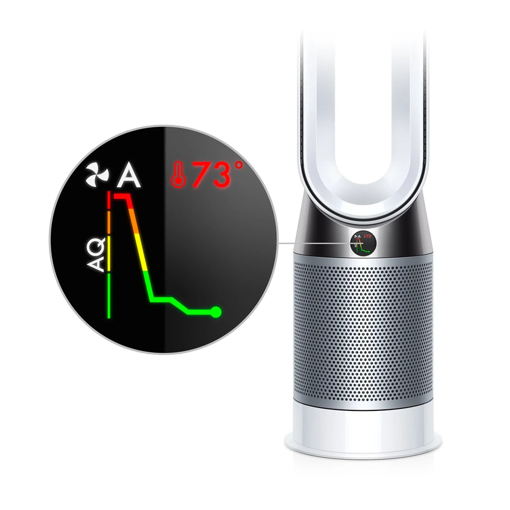 Dyson HP4A Pure Hot+Cool™ purifier fan heater | White/Silver | Refurbished
