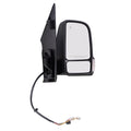 Brock Replacement Passenger Side Power Mirror Textured Black with Heat, Signal, Blind Spot Detection & Power Fold W/O Camera Compatible with 2019-2020 Sprinter Cargo 1500/2500/3500 (907)