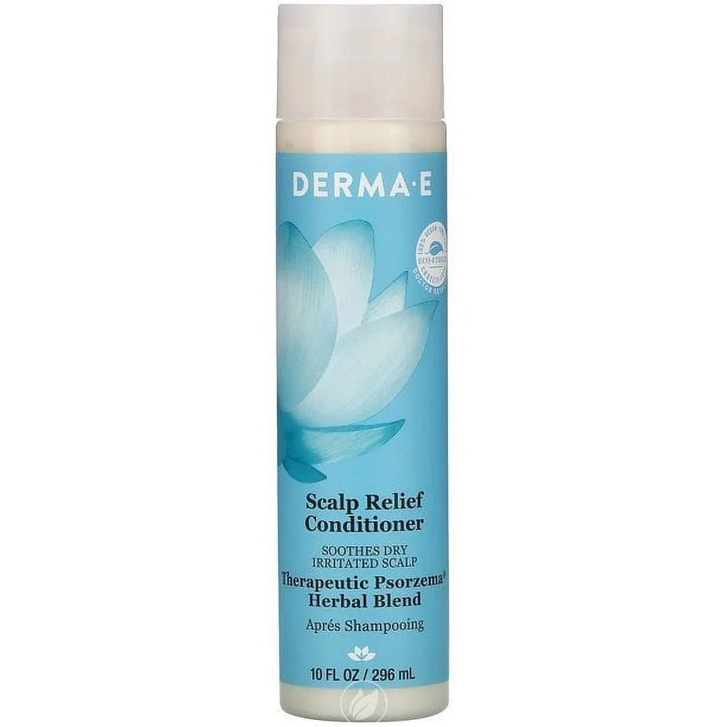 Derma E Scalp Relief Conditioner, Soothes Dry Irritated Scalp, 10oz, 4-Pack