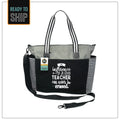 Teacher Influence LouLou Gray Tote Bag
