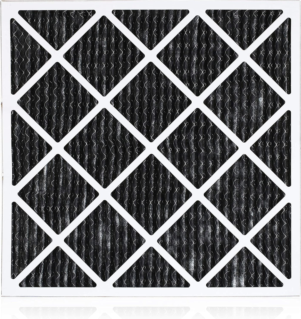 Filterbuy 16x20x1  8 Odor Eliminator Pleated   Furnace Air Filters with Activated Carbon (12-Pack)