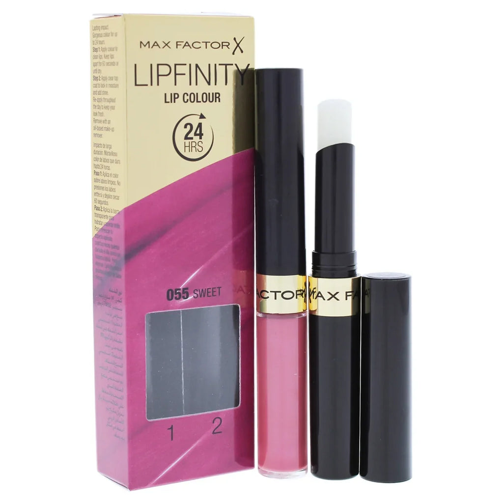 Lipfinity - 055 Sweet by Max Factor for Women - 0.14oz Lipstick