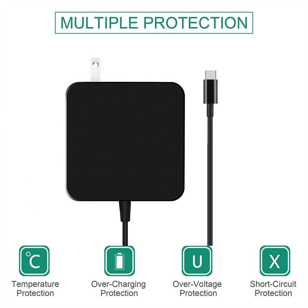 K- 65W  Charger Power -C Cable Replacement for Hero 5 OnePlus 5 3T 2 Switch