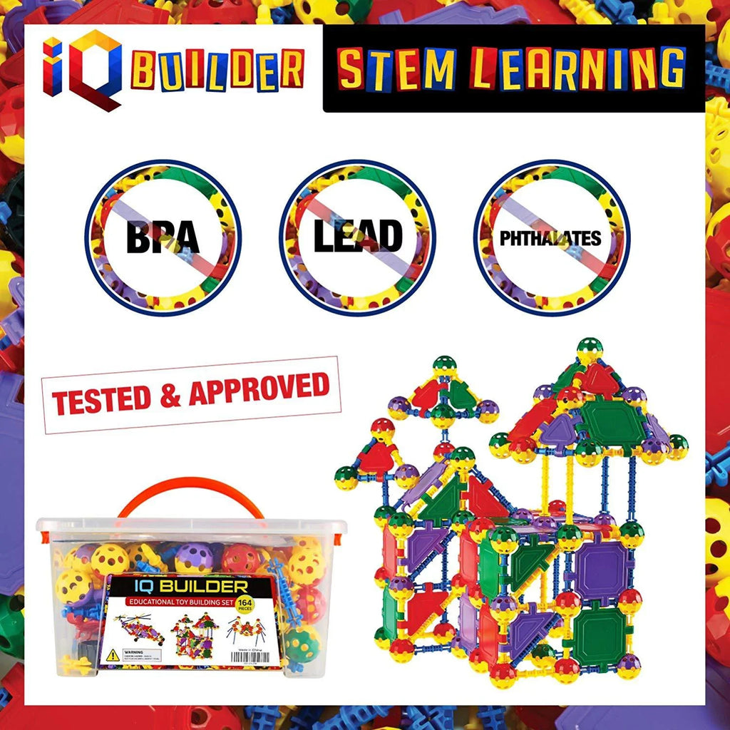 Learning Toys, Creative Construction Engineering, Fun Educational Building Blocks Toy Set for Boys and Girls Ages - 5, 6, 7, 8, 9 and 10 Year Old, Best Toy Gift for Kids