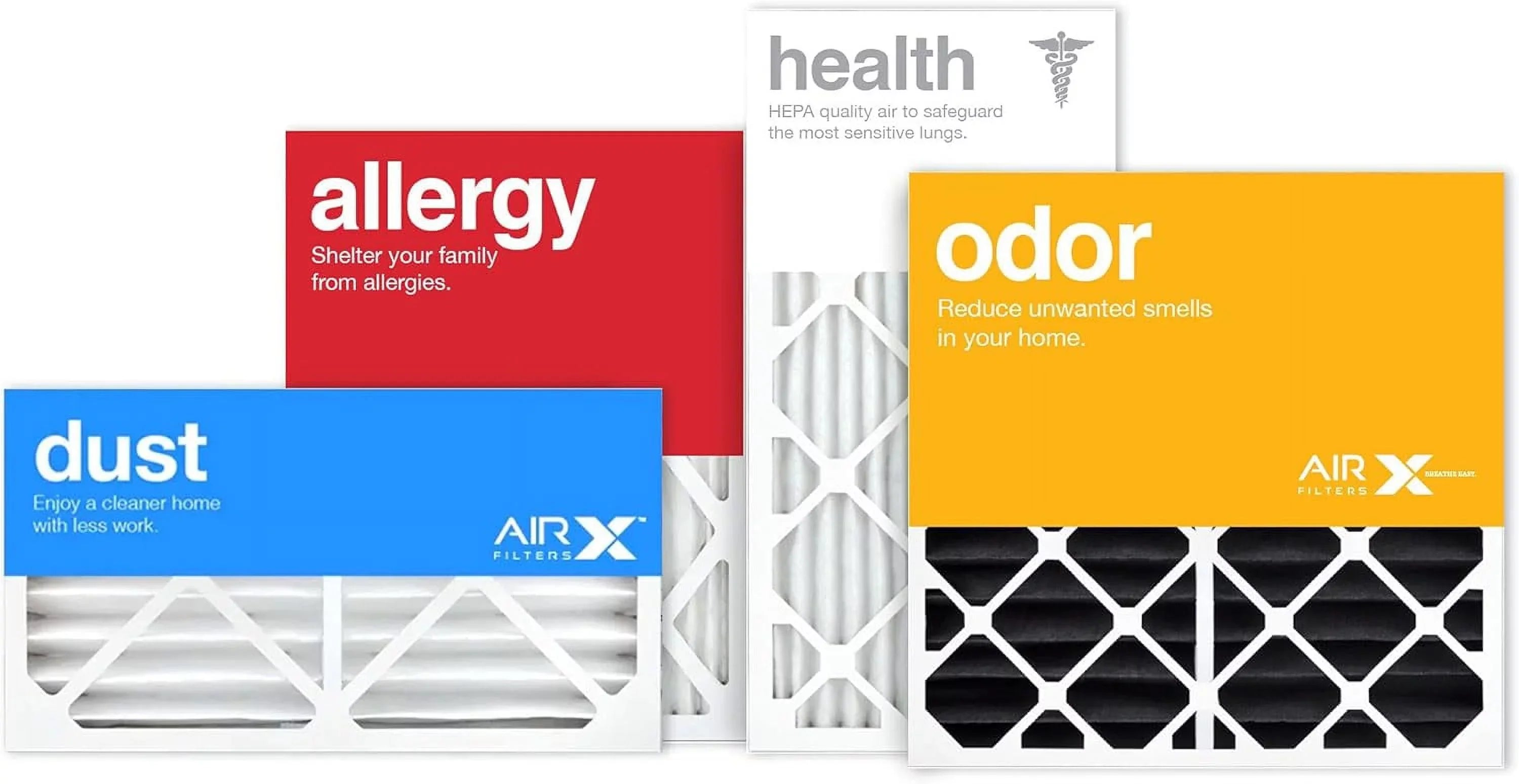16X25x5  8   Furnace Air Filter Replacement For X0583 X6670 X6672, Dust 2-Pack, Made In The