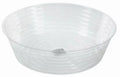 Midwest DL12 12" Clear Vinyl Deep Plant Planter Saucer Liner - Quantity of 12