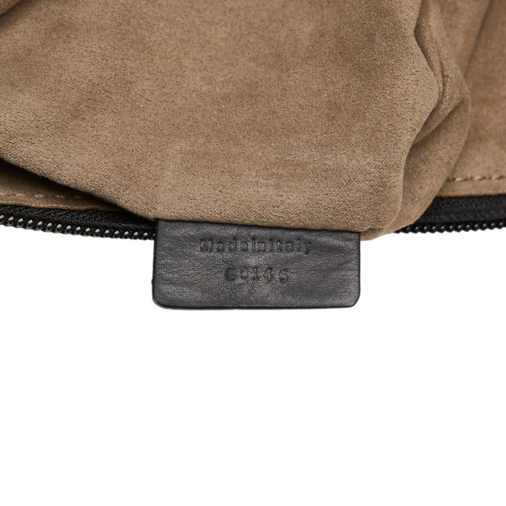 Pre-Owned Berluti Second Bag Clutch Gray Purple Leather Men's (Good)