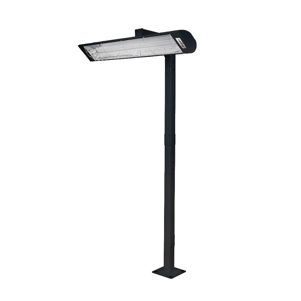 Innova-EF60 8ft Single Pole Mount-Black Finish-EF6108PMB
