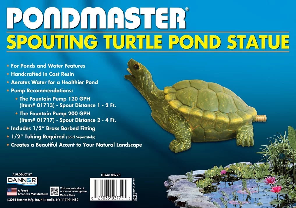 Danner 3775 Pond Master Fountain Turtle Spitter