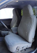 C1092 2004-2012 Chevy Colorado and  Canyon 60/40 Split Seat with Opening Center Console Gray Velour