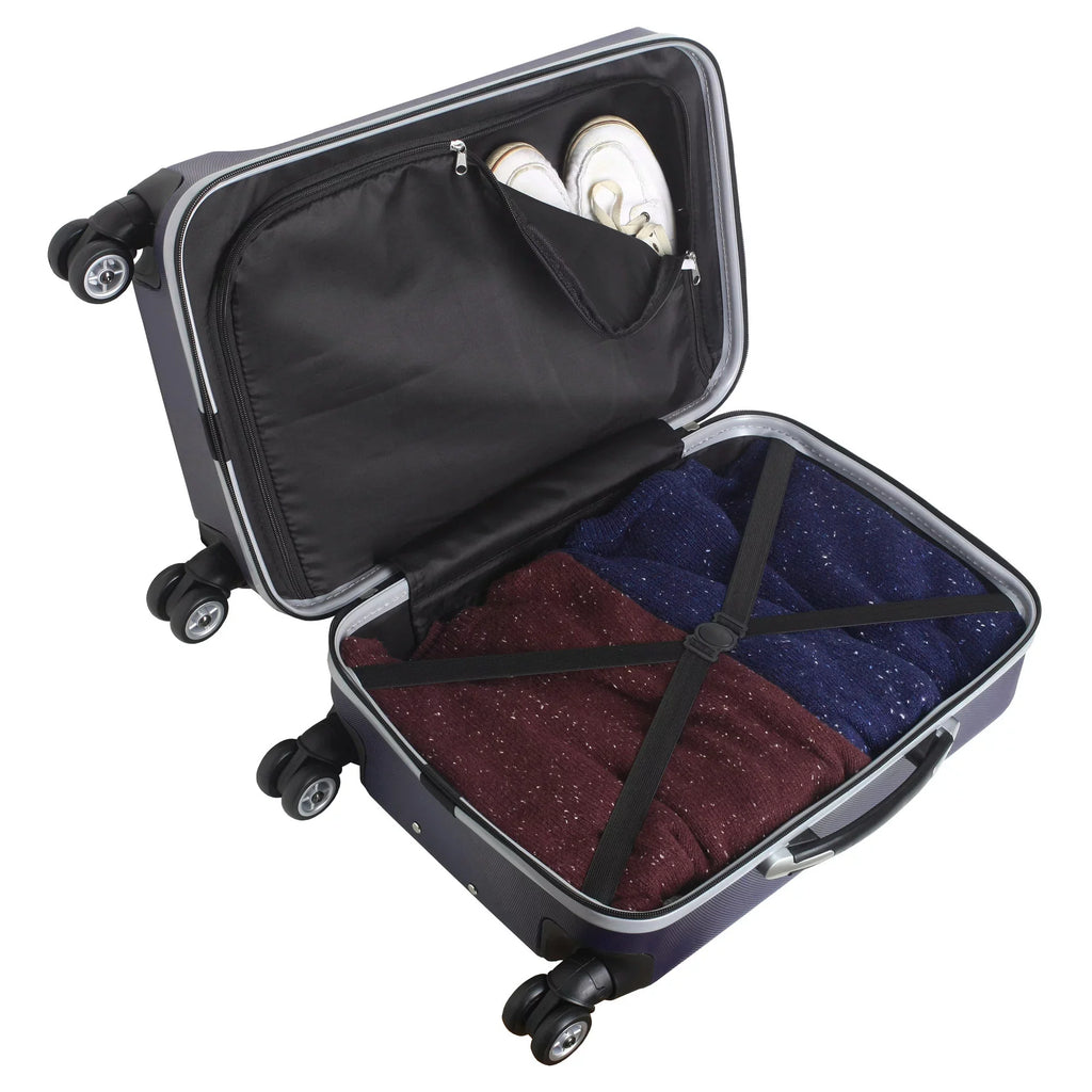 Navy Georgia Bulldogs 21" 8-Wheel Hardcase Spinner Carry-On Luggage