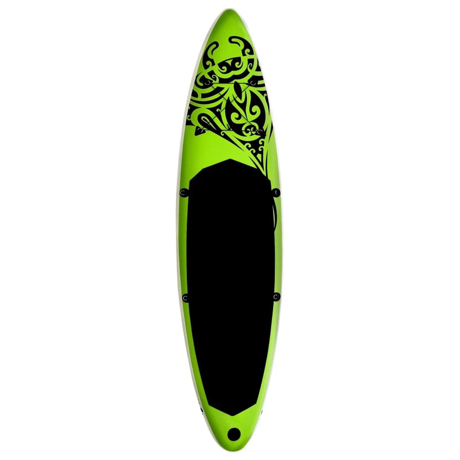 Walmeck Inflatable Paddleboard Set 126"x29.9"x5.9" Green