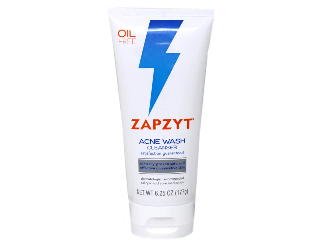 Zapzyt Acne Wash Cleanser Oil Free, 6.25 Oz. - Pack of 6