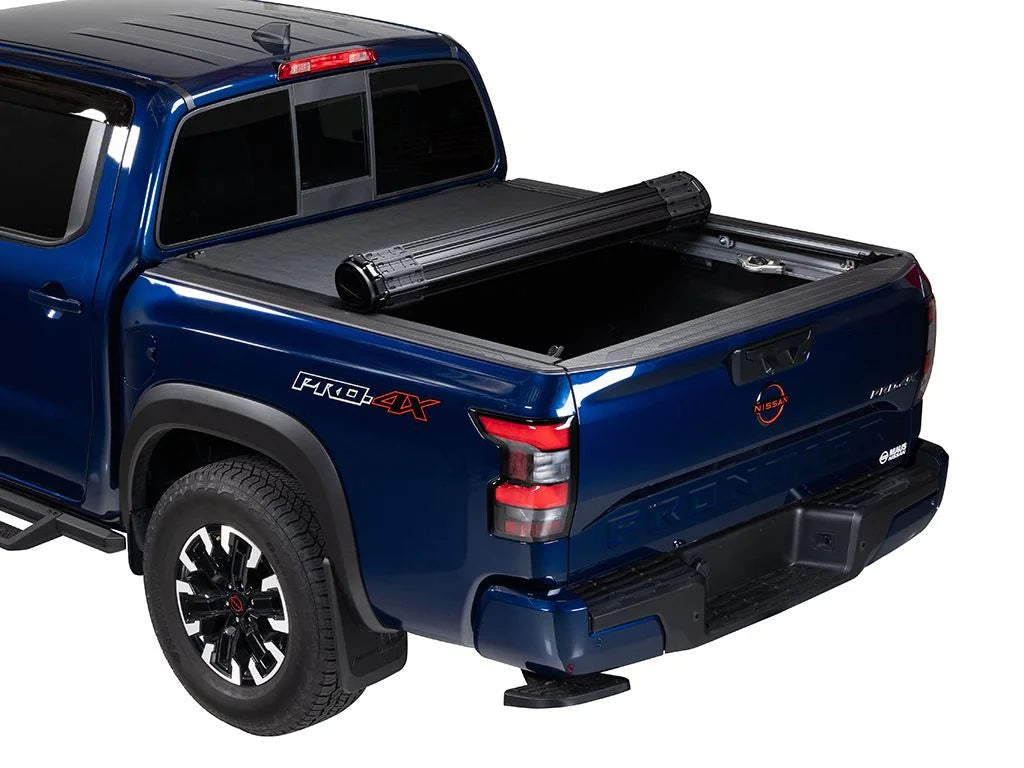 by RealTruck Revolver X4s Hard Rolling Truck Bed Tonneau Cover | 80506 | Compatible with 2005 - 2021 Nissan Frontier (w/Factory Bed Rail Caps Only) 4' 11" Bed (58.6")