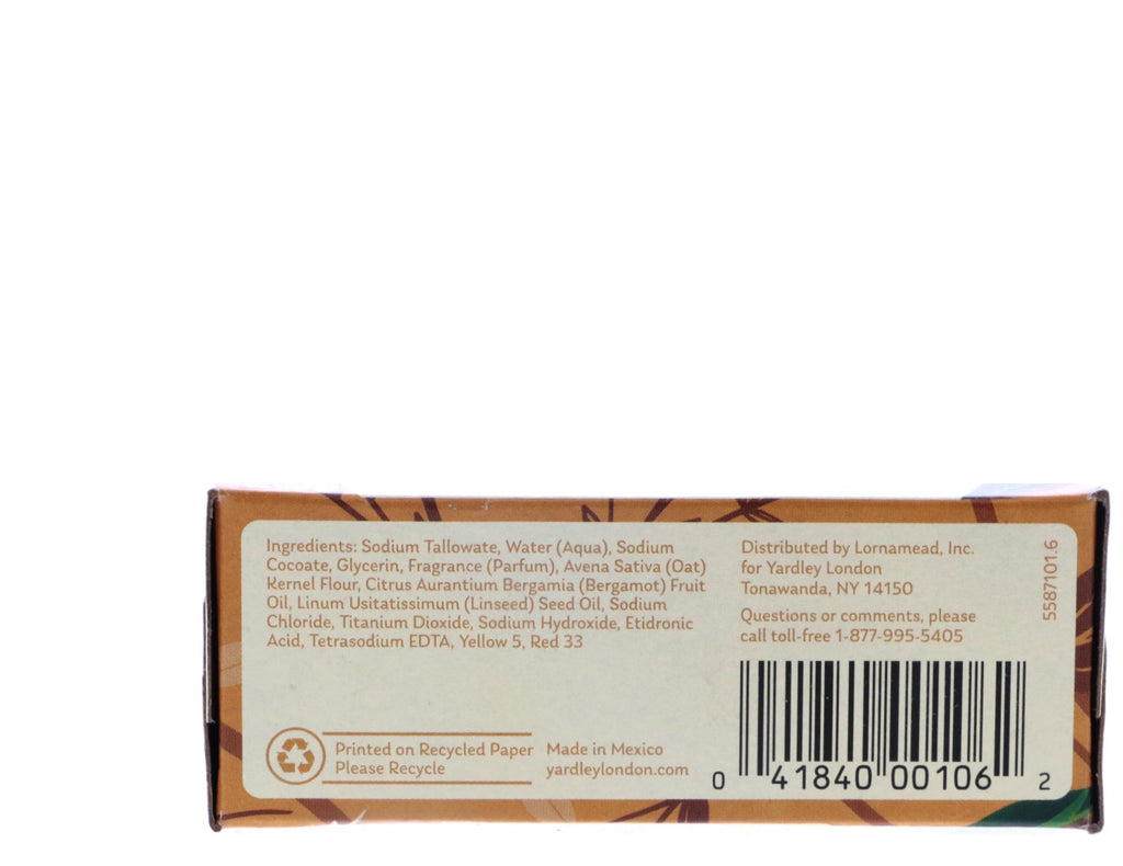Yardley Oatmeal and Almond Bar Soap, 4 Oz (12 Pack)
