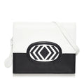Pre-Owned Authenticated Valentino Crossbody Bag Calf Leather White Women (Good)