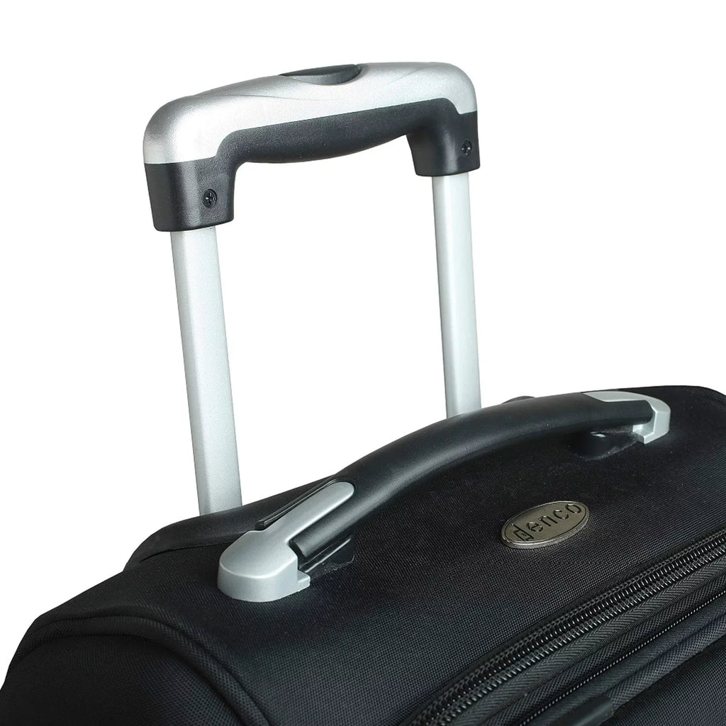 Black Auburn Tigers 21" Softside Rolling Carry-On Suitcase