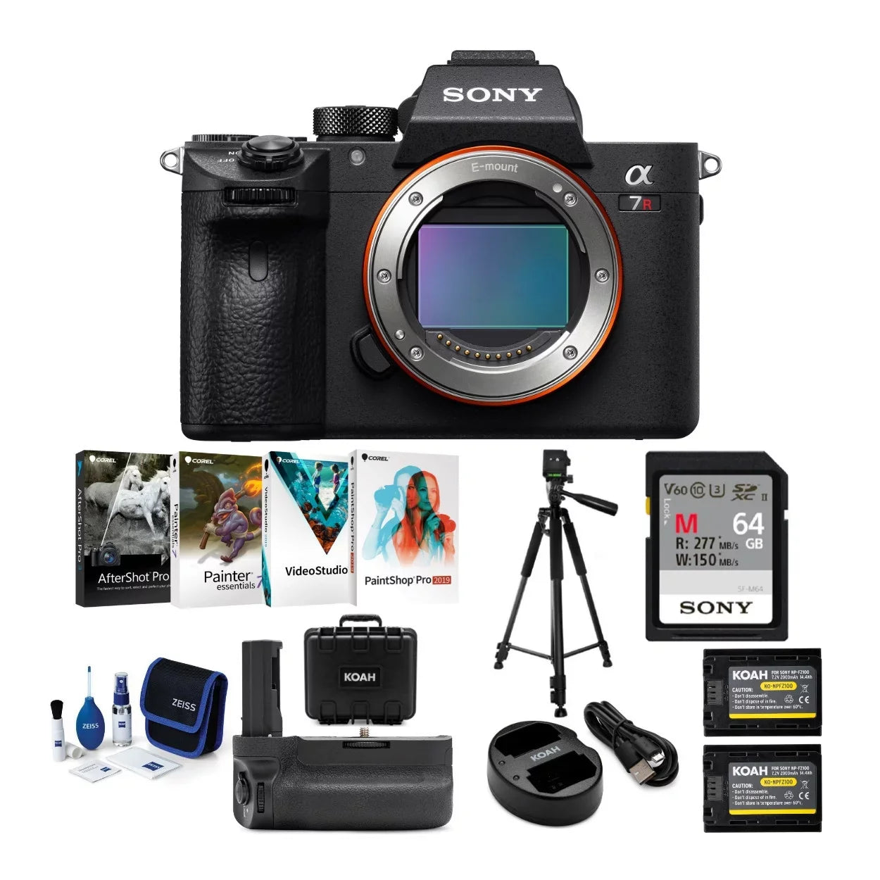 Sony Alpha a7R  A 42.4MP Mirrorless Camera (Body Only) with Accessories