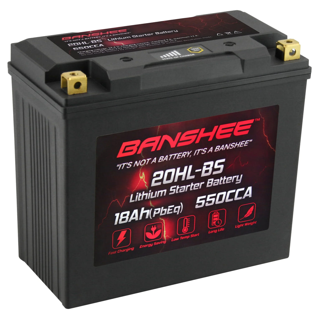 Banshee 20L- LiFePO4 Motorsports Battery Compatible with Yamaha FC1800B WaveRunner  Limited  2017 to 2020
