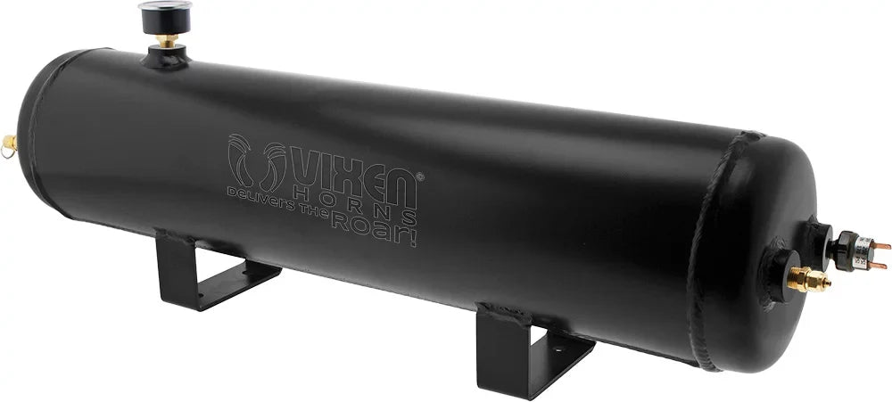 Vixen Horns  Train Horn Kit for Trucks/Car/Semi. Complete Onboard System- 200psi Air Compressor, 3 Gallon Aluminum Tank, 8 Trumpets.Super Loud dB.Fits Vehicles like Pickup/Jeep VXO4830AB/8124XB