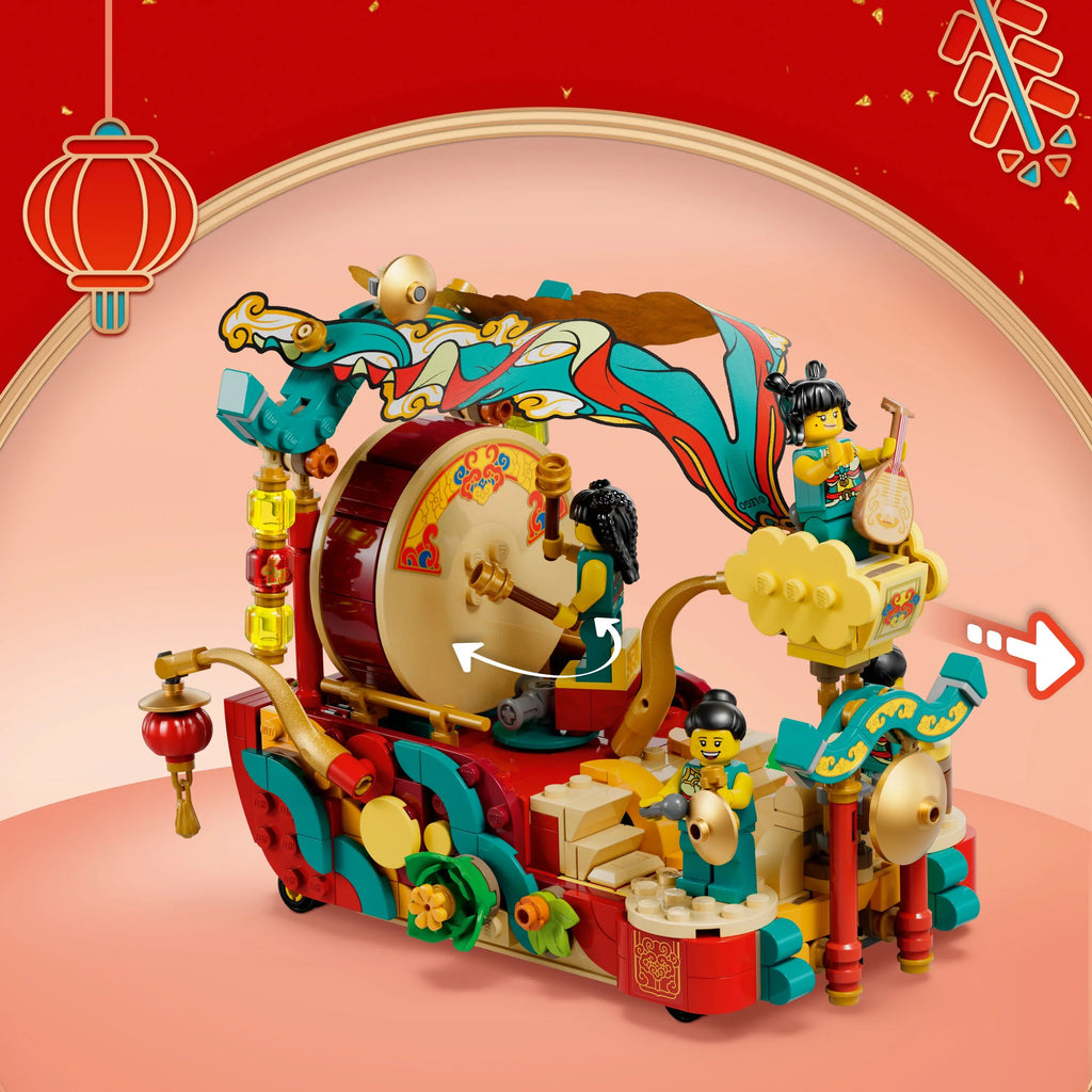Lunar New Year Parade 80111 Building Toy Set (1,653 Pieces)