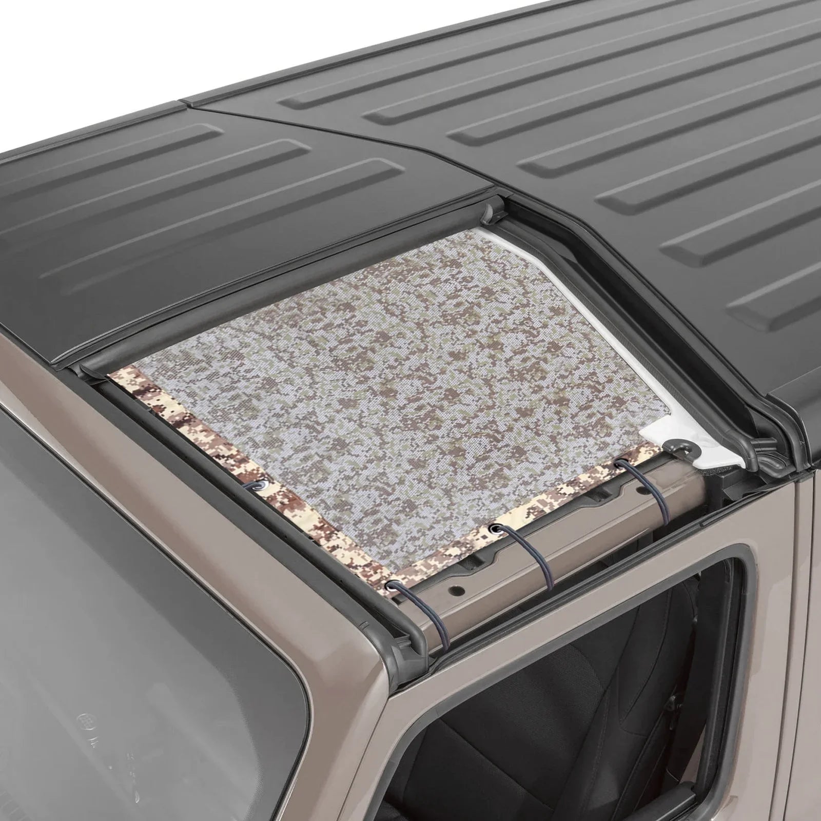 Wrangler Rear Seat Cover Cargo Net with Storage Pouch Bags Trunk Cargo Tool Organizers Backseat Soft-Shell Pet Barrier for