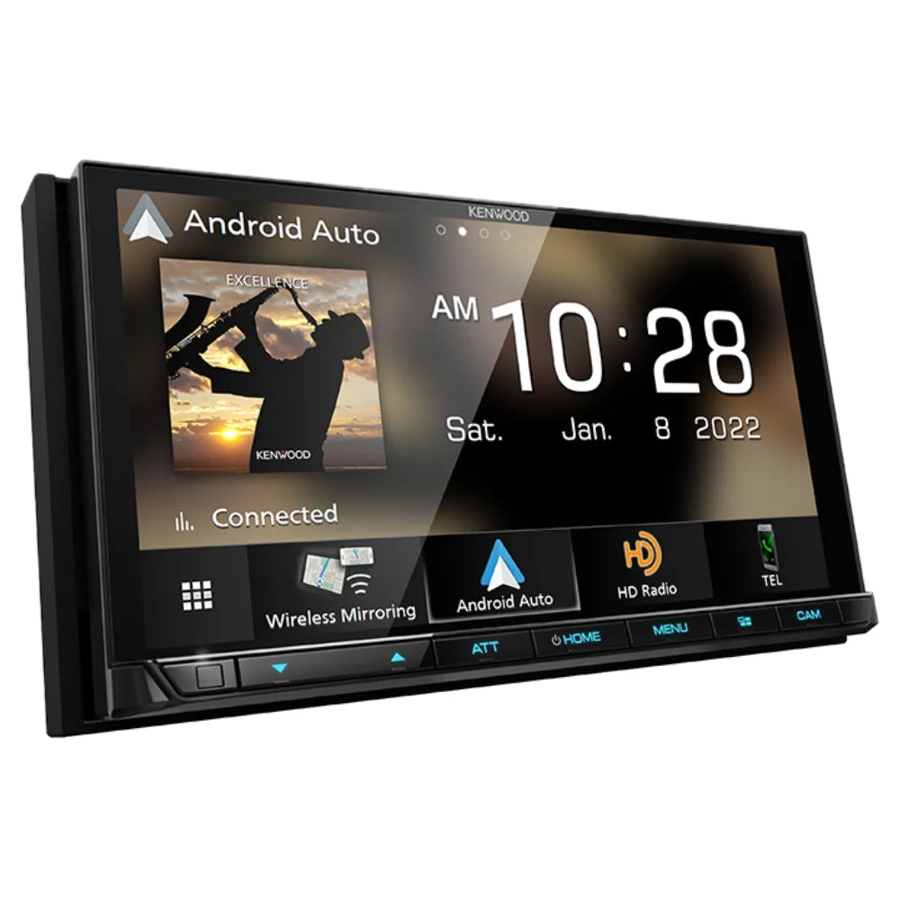 Restored   Kenwood DMX958XR 6.8" Multimedia Receiver w/ Android Auto & Android Auto (Refurbished)